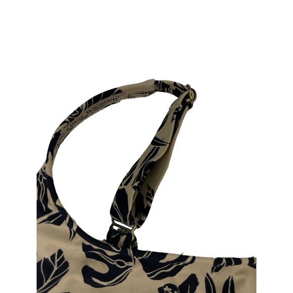 Xhilaration Brown Palm Tree Print Swim Bikini Top Women's Size XL - Picture 4 of 7